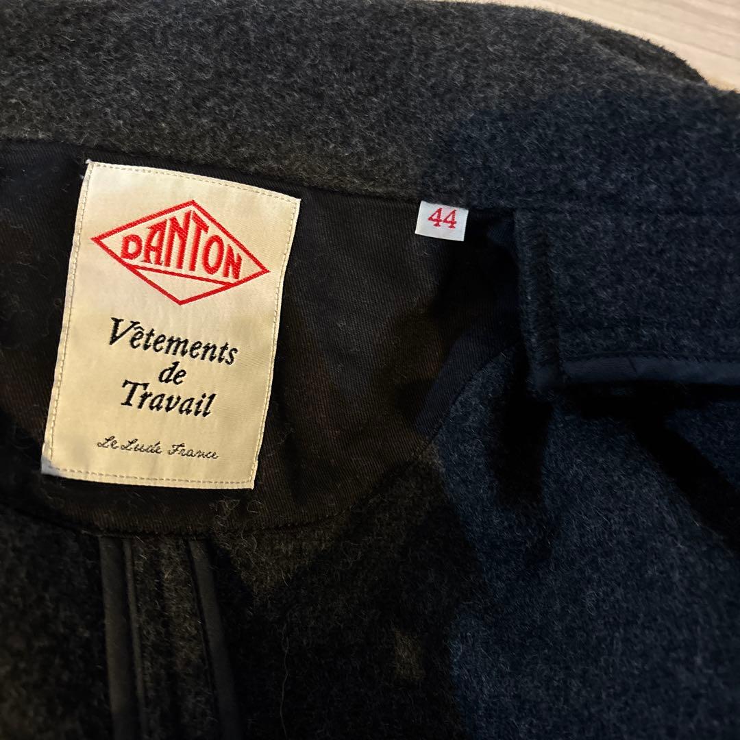 DANTON ウールモッサコート ダークグレー
