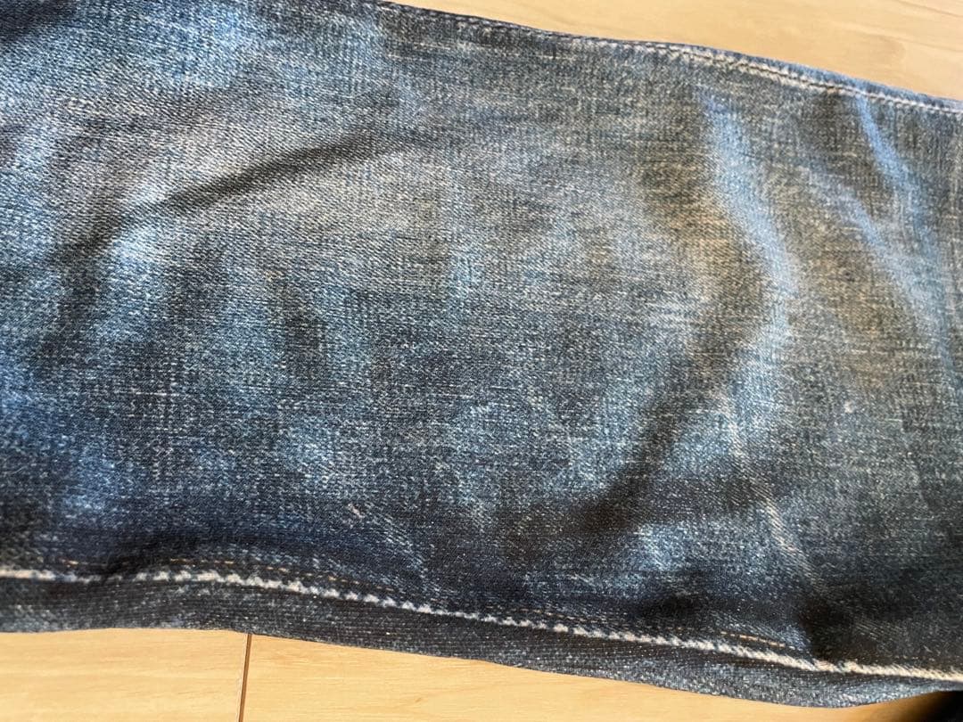 TATA 転写 デニム スウェットパンツ／大戦モデル フェイクデニム