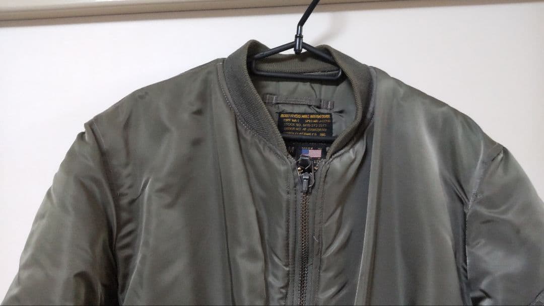 ぼ*。様 AVIREX MIL-J-8279B 復刻 MA-1フライトジャケット