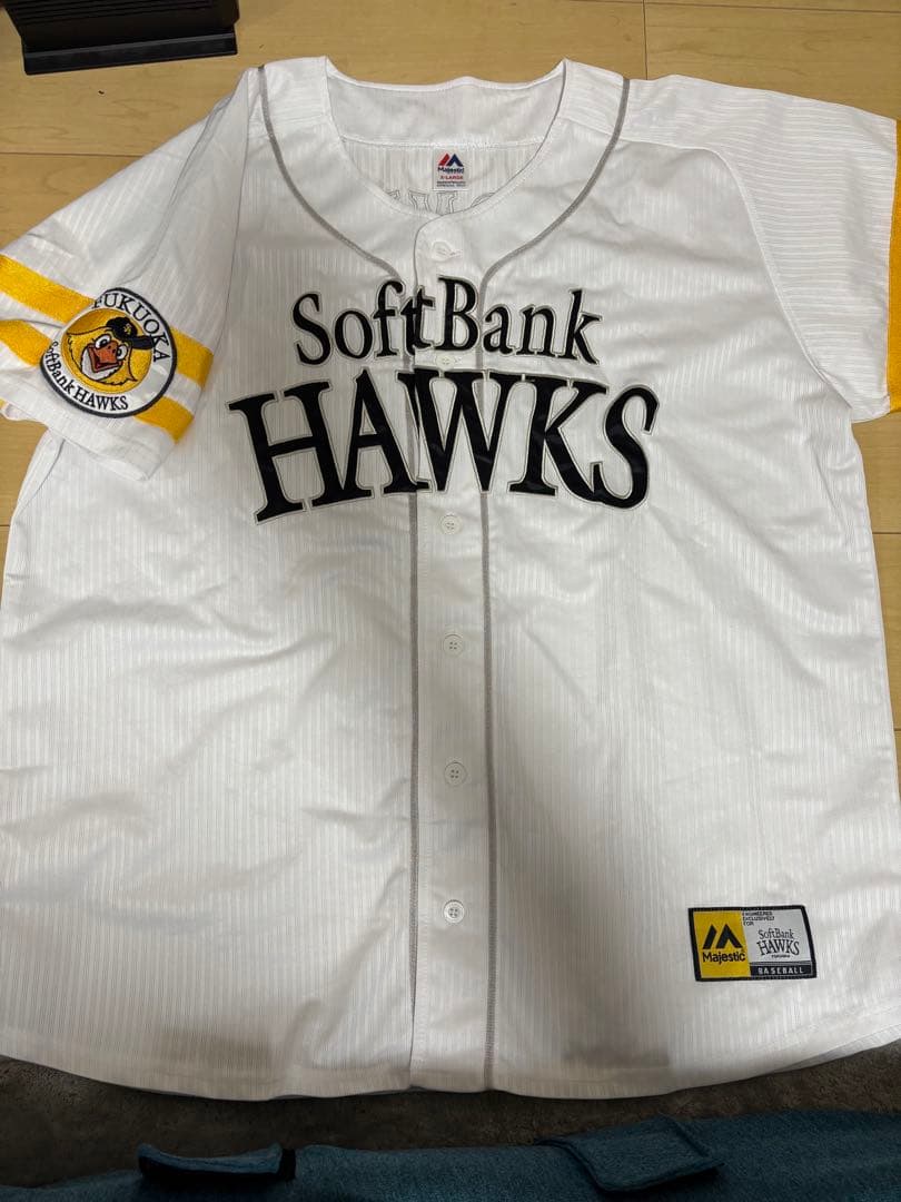 福岡ソフトバンクホークス 野村勇 ユニフォーム xl