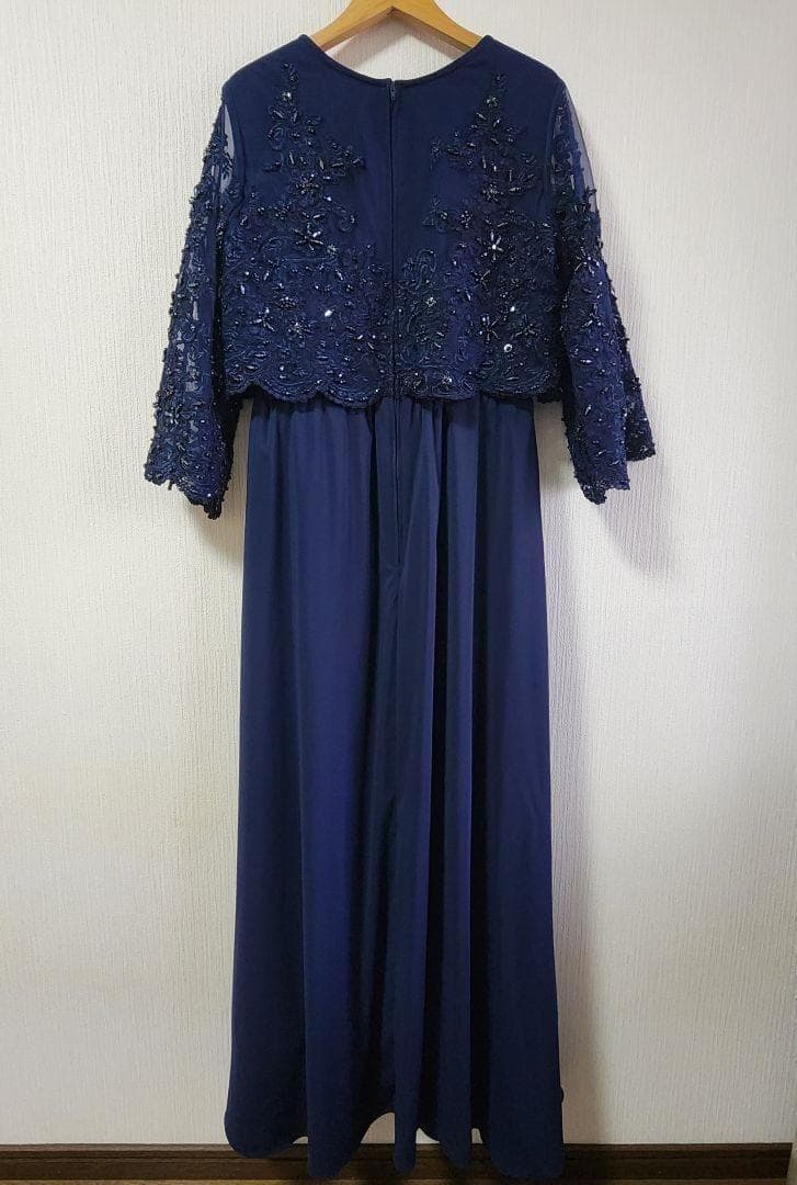 ✨️マザーズドレス TWEED DONNA ネイビー 11号　母親　結婚式