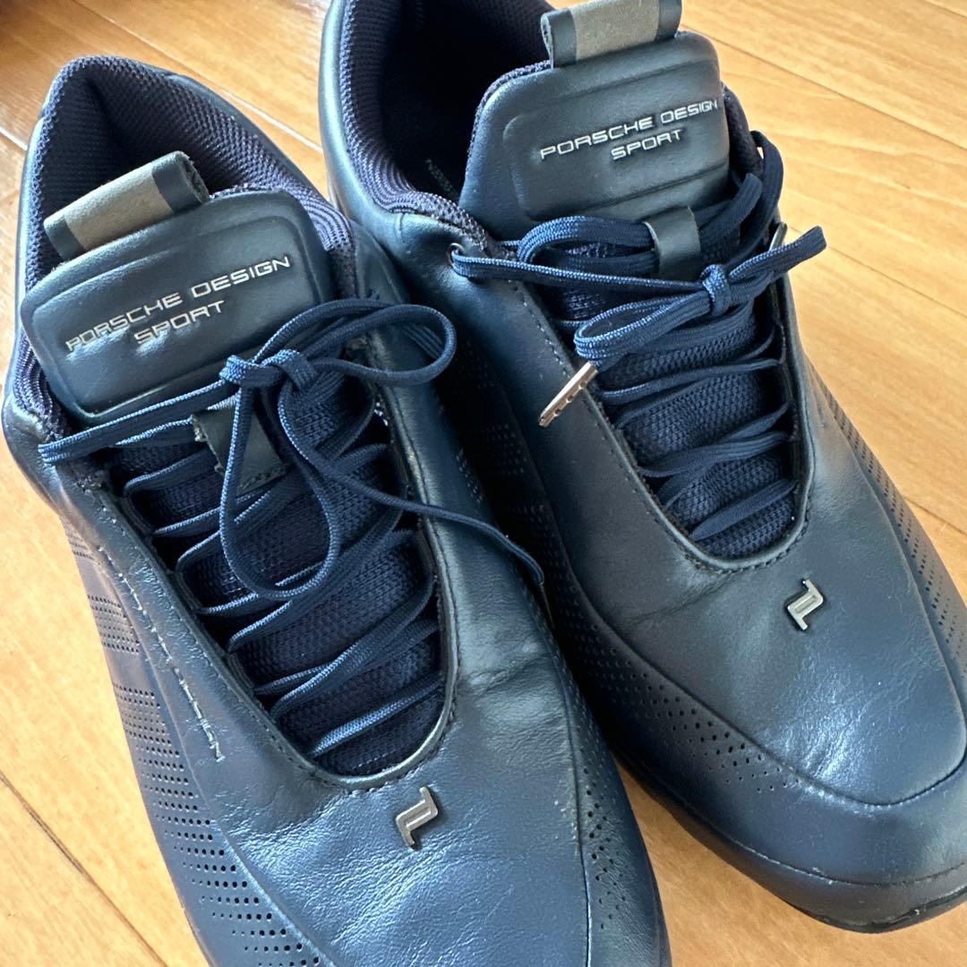 美品adidasコラボPorsche Design スポーツシューズ ネイビー