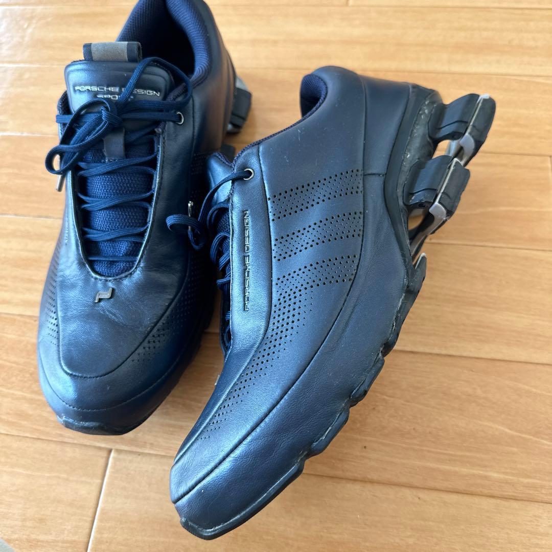 美品adidasコラボPorsche Design スポーツシューズ ネイビー