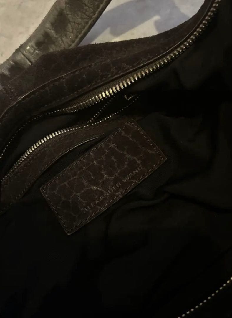 【希少・正規品】Alexander Wang ロッキー スタッズバッグ黒スエード