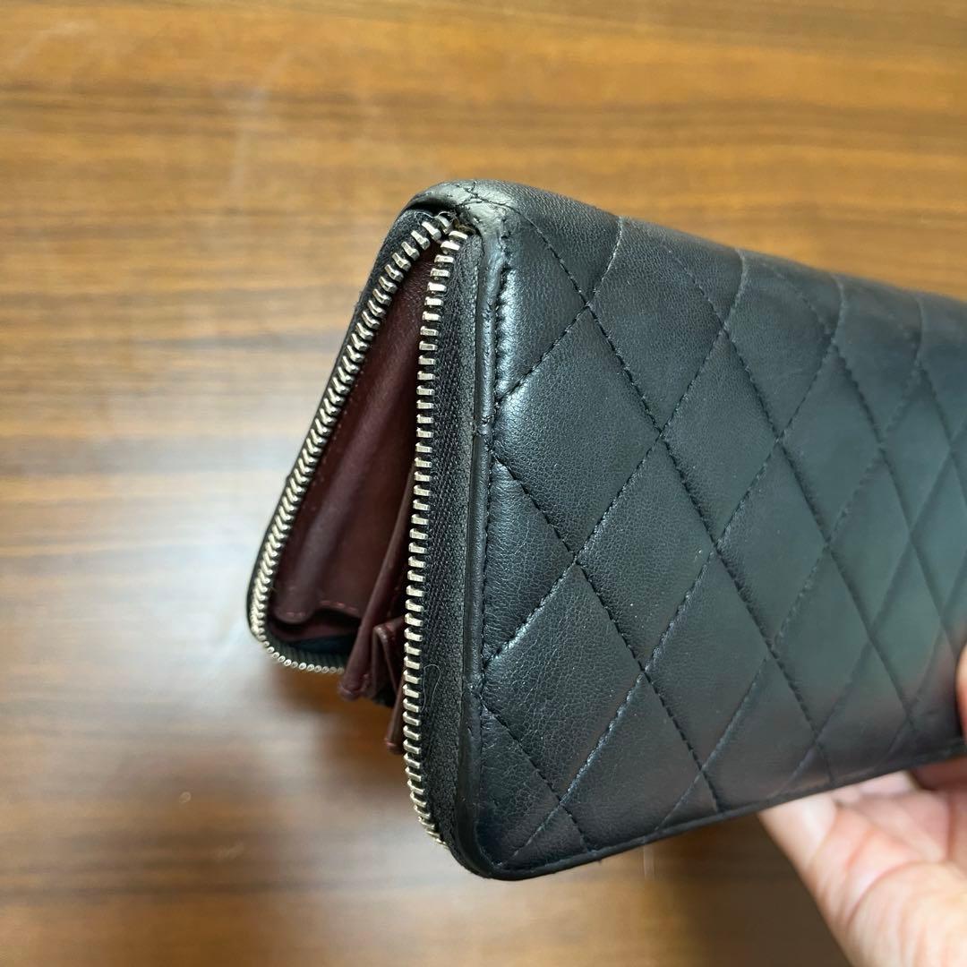 シャネル　長財布　ブラック
