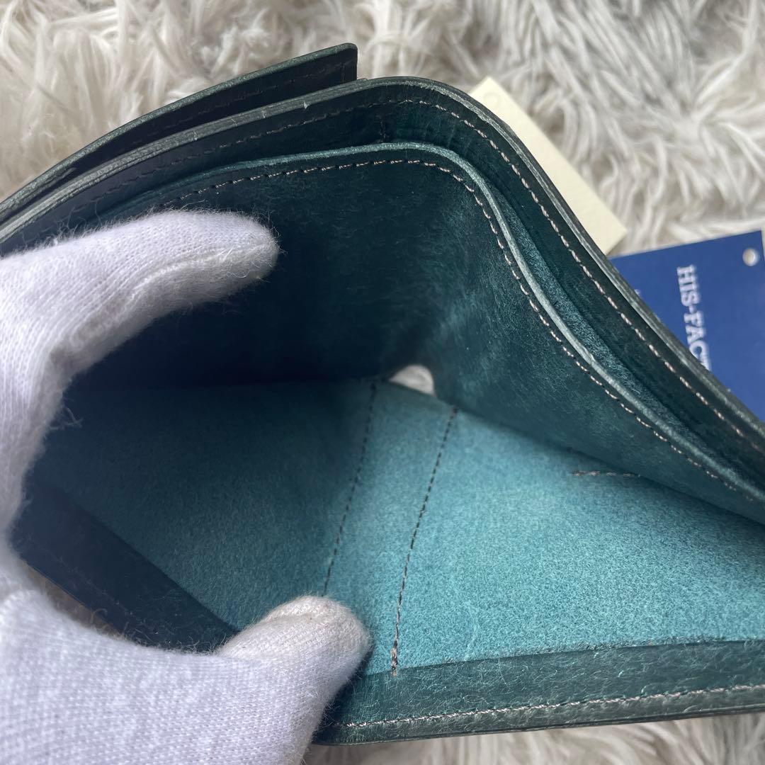 【極美品】ヒズファクトリー 二つ折り財布 プエブロ