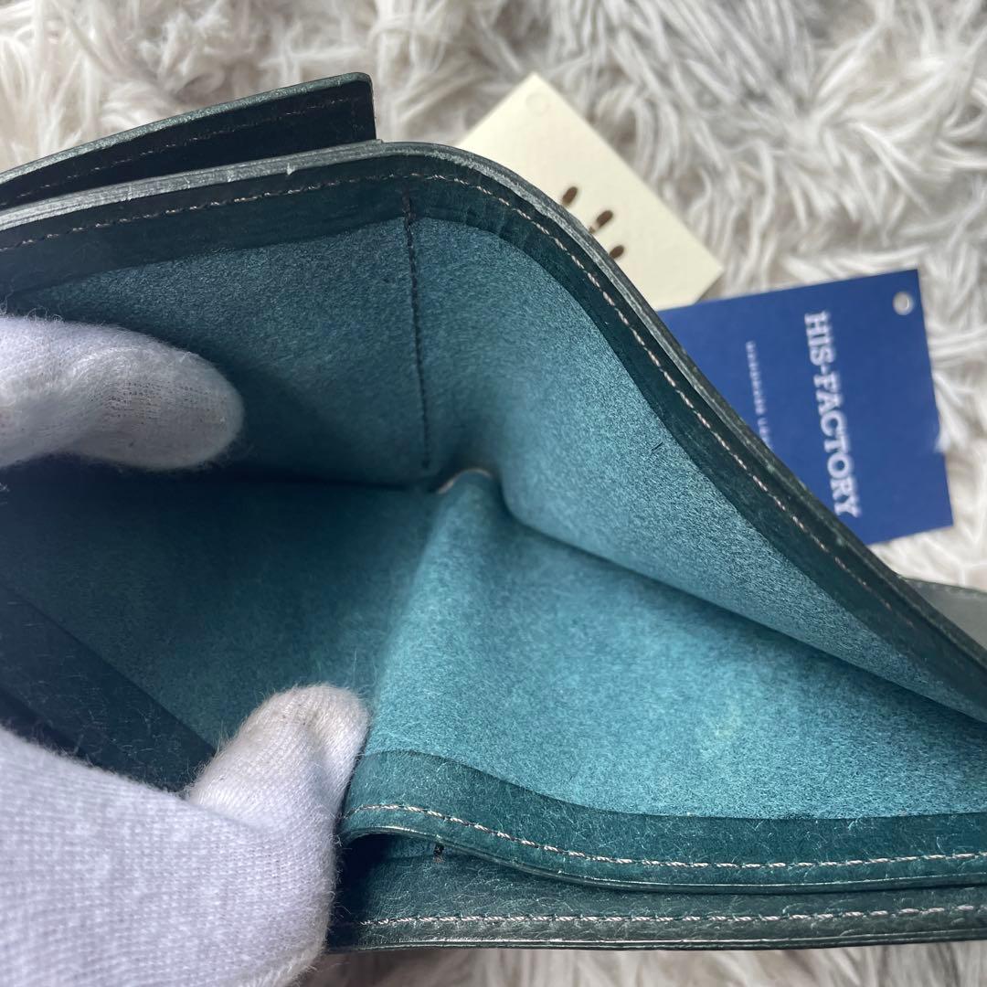 【極美品】ヒズファクトリー 二つ折り財布 プエブロ