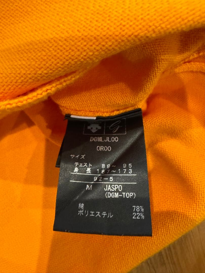 DESCENTE GOLF デサント ニット ジップジャケット Mサイズ