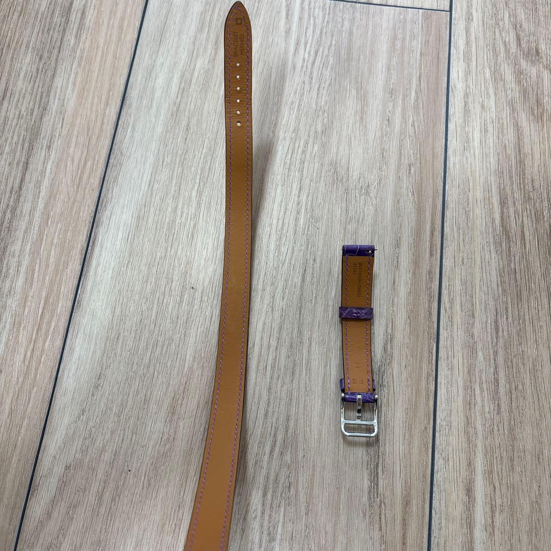 エルメス　ケープゴット　替えベルト　アリゲーター　レザーベルト