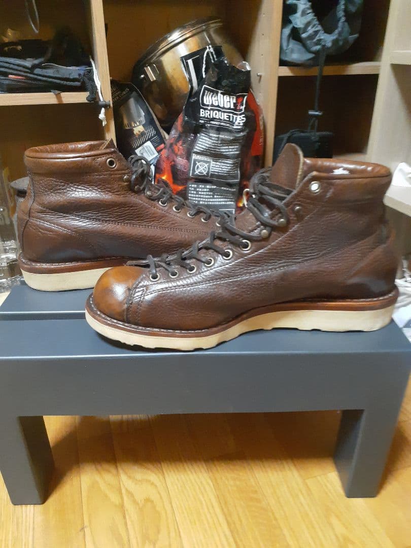 CHIPPEWA ブラウン チペワ モンキーブーツ 体感27.5cm
