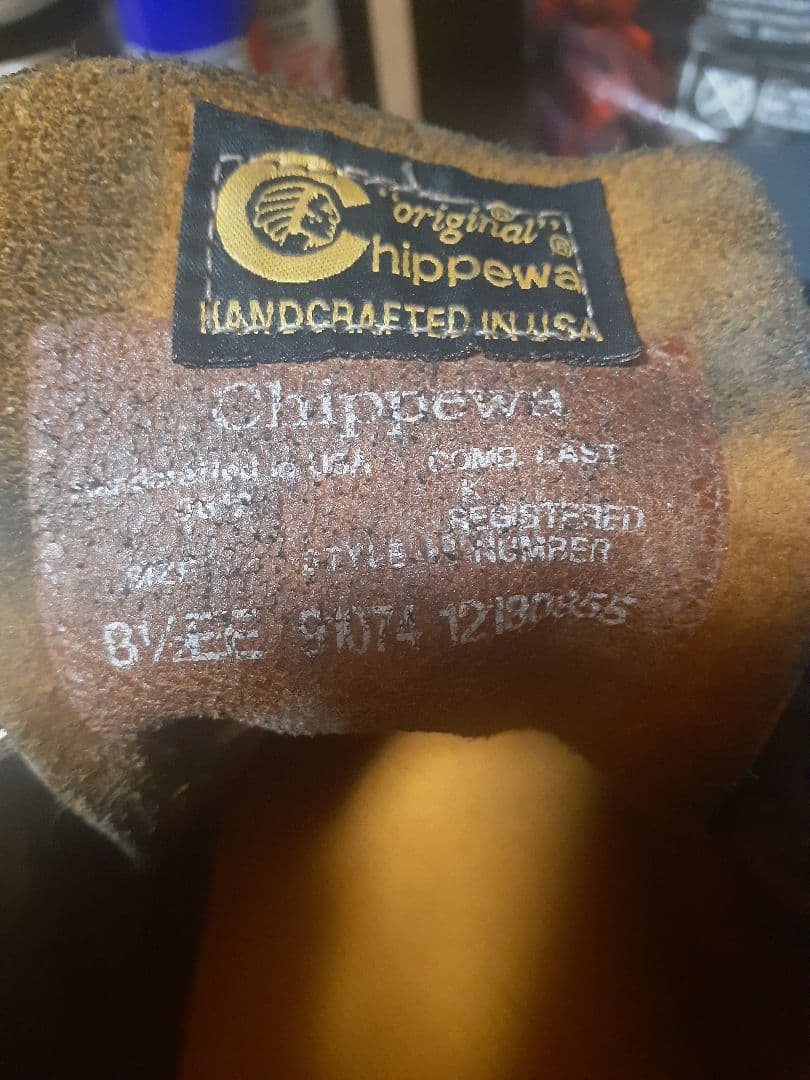 CHIPPEWA ブラウン チペワ モンキーブーツ 体感27.5cm