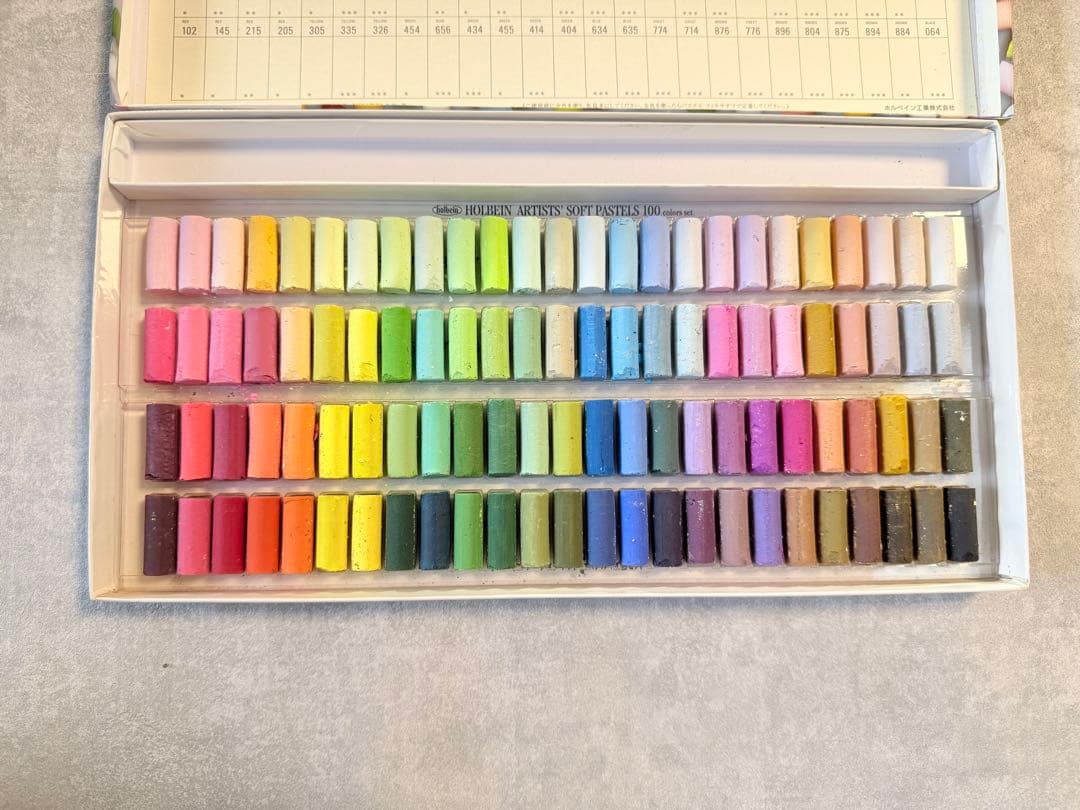 ホルベイン アーチスト ソフトパステル 100色セット　S956　画材