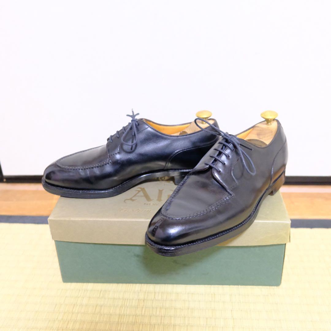 旧ロゴ エドワードグリーンDoversブラック6E 32 英国製