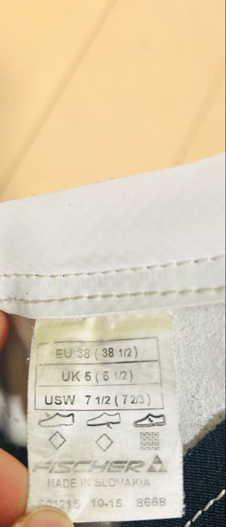 フィッシャー　スキーブーツ　クロスカントリー　スケーティング用