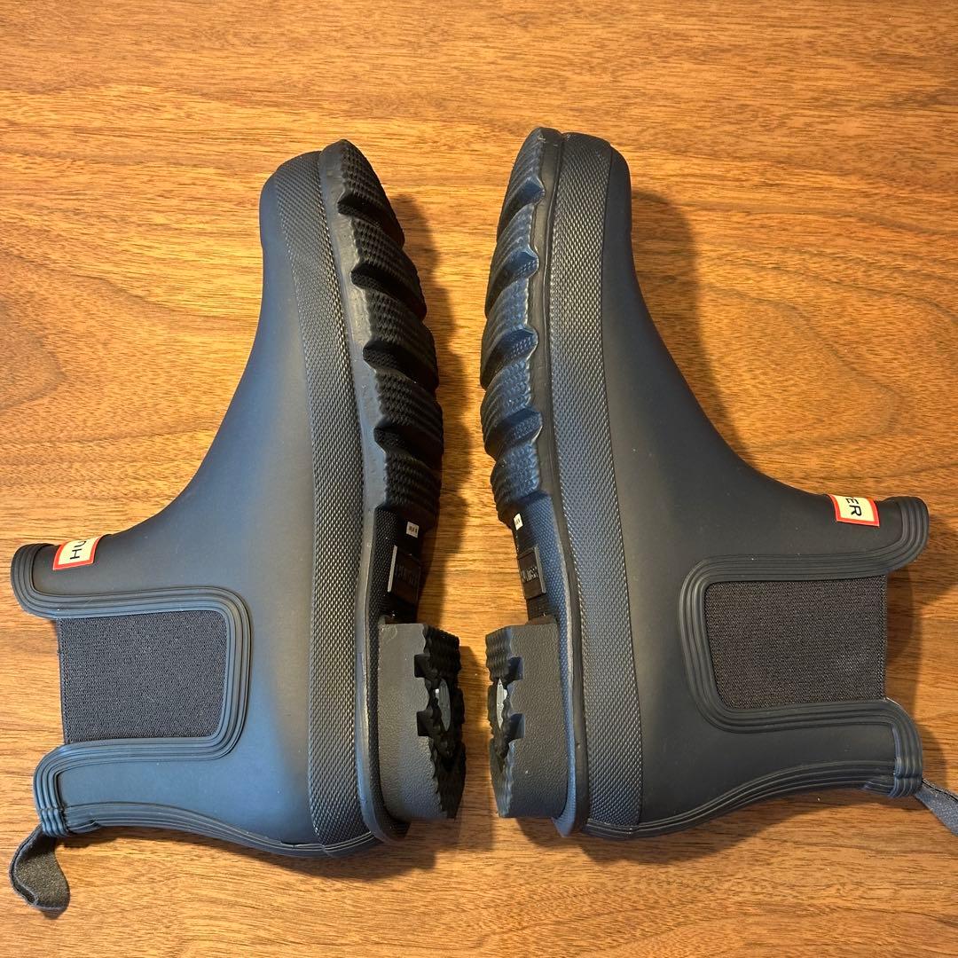 HUNTER ネイビー レインブーツ　27cm