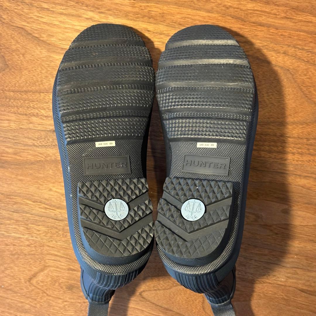HUNTER ネイビー レインブーツ　27cm