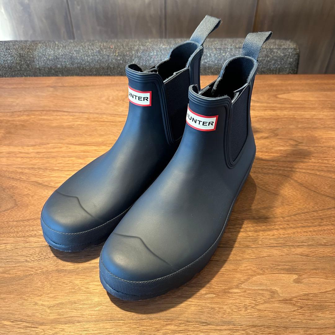 HUNTER ネイビー レインブーツ　27cm