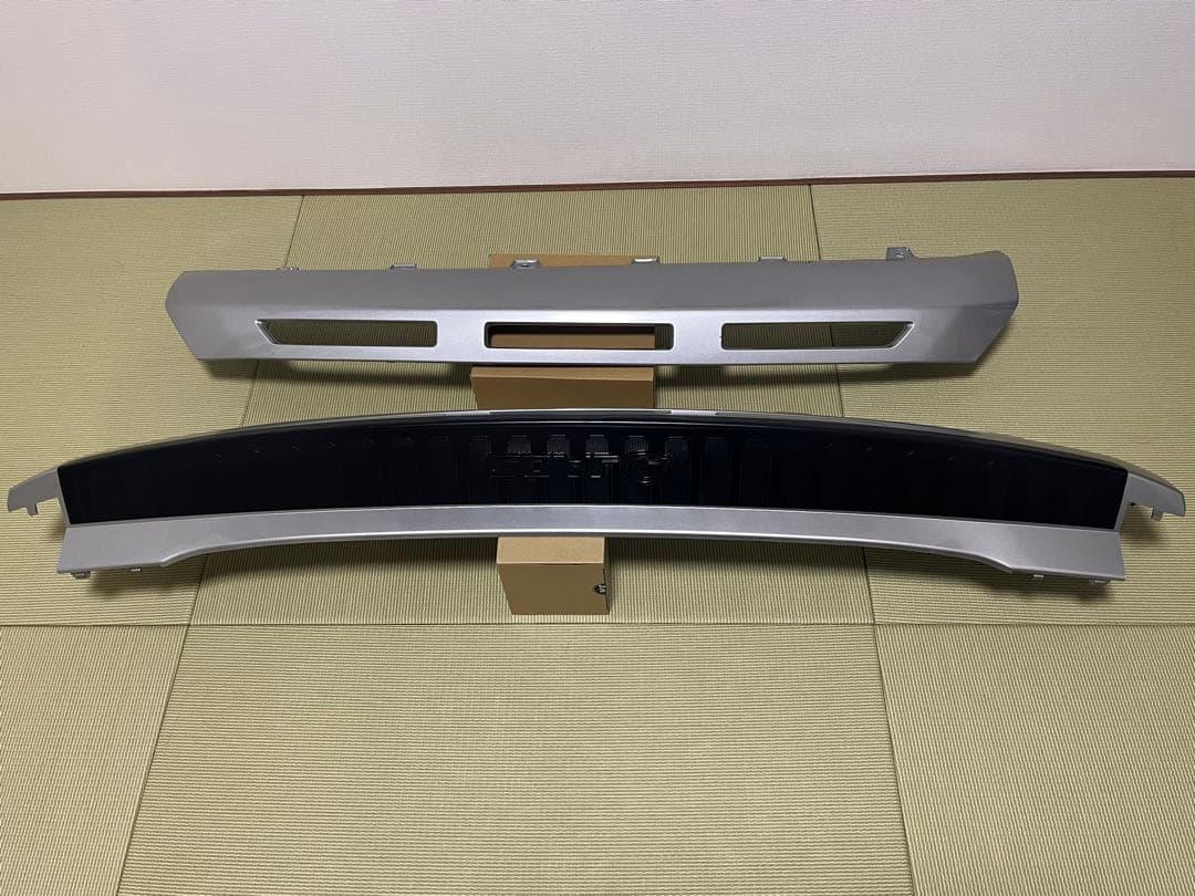 デリカD5 後期 フロント リア バンパー JAOS スカッフプロテクター付