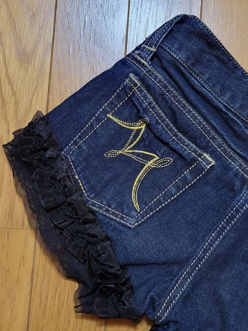 【匿名配送】 MARS Sugar Gloss デニム フリルショートパンツ