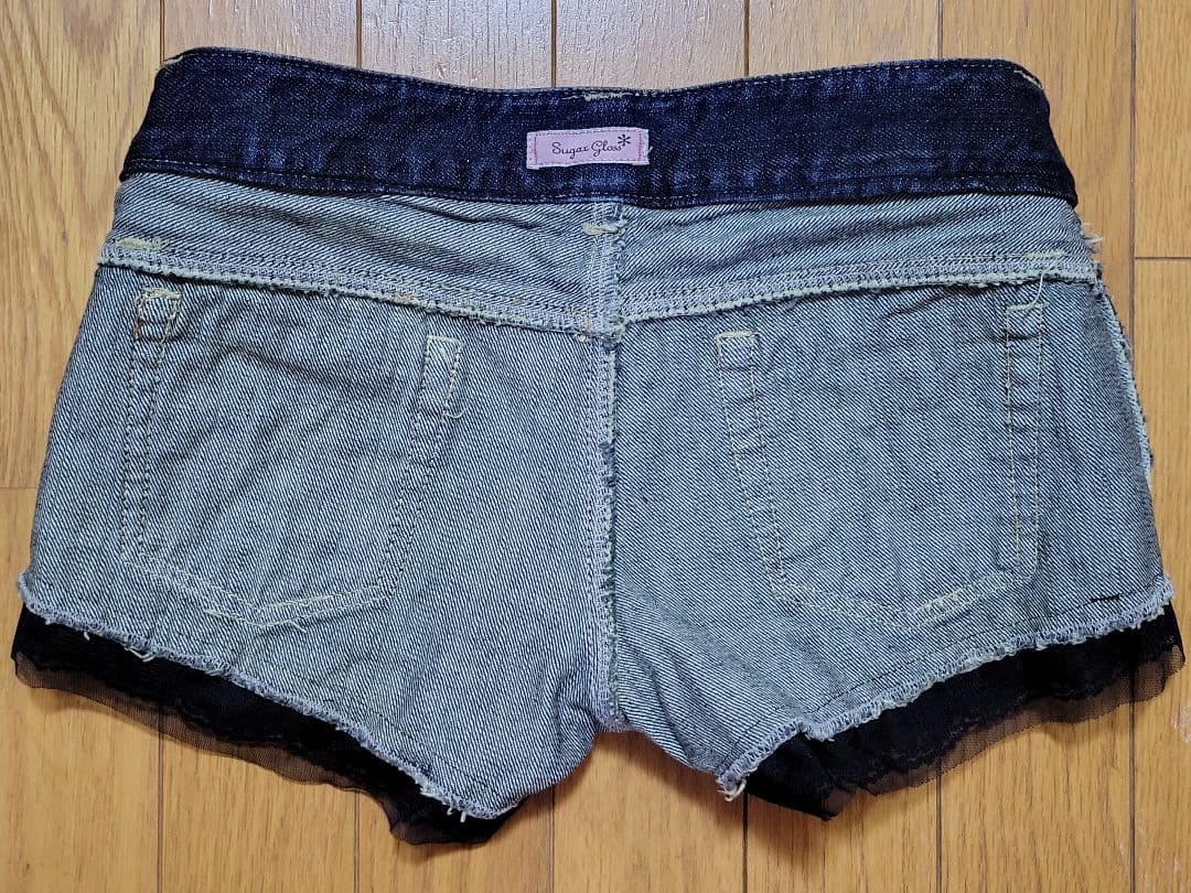 【匿名配送】 MARS Sugar Gloss デニム フリルショートパンツ