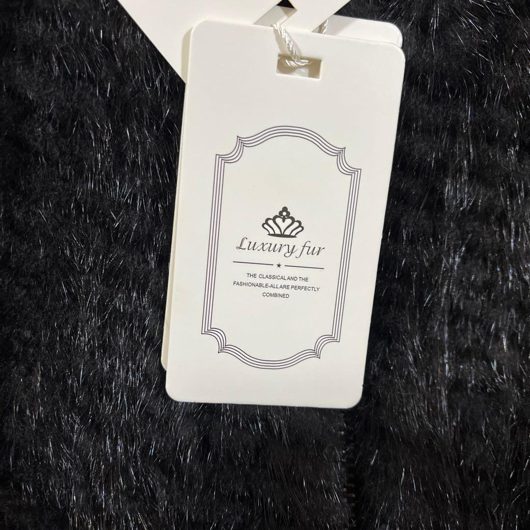 ❤️新品未使用❤️ ミンクファー　ポンチョ　フード付き