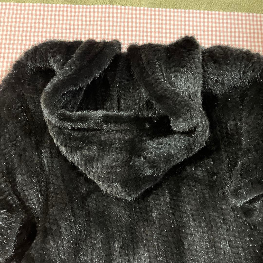❤️新品未使用❤️ ミンクファー　ポンチョ　フード付き