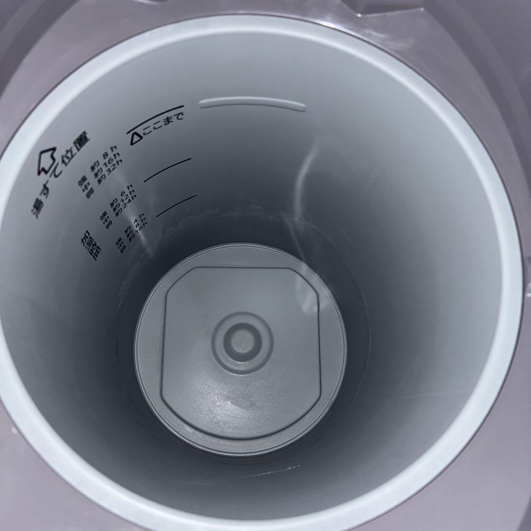 極美品象印マホービン 加湿器 スチーム式 4.0L グレー EE-DC50-HA