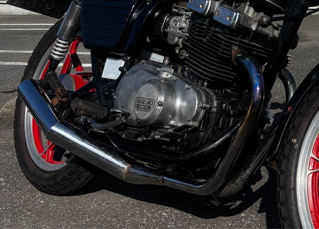 gsx250e バイク　マフラー