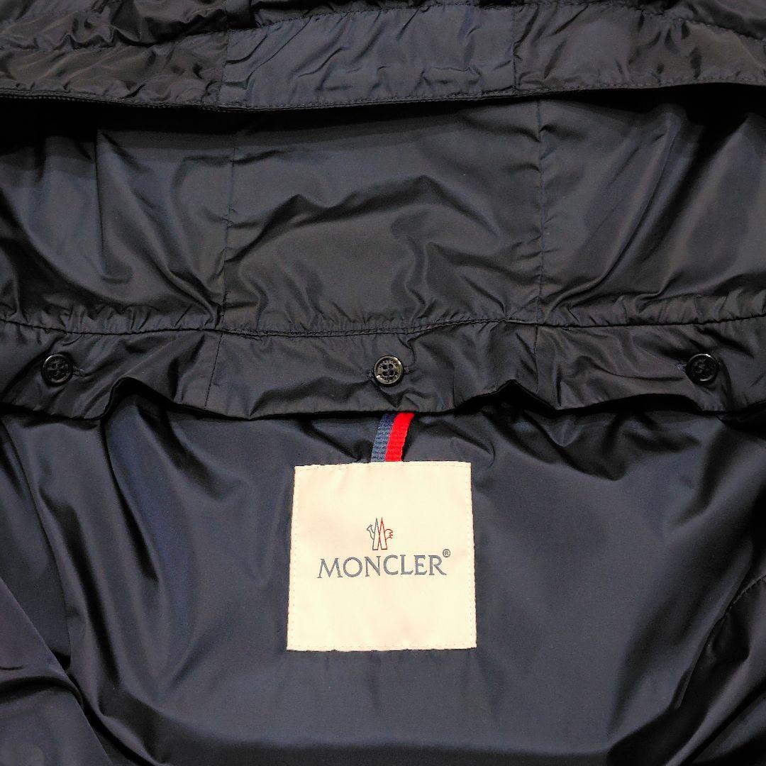 モンクレール Lotus スプリングコート フリル レース レディース ネイビー