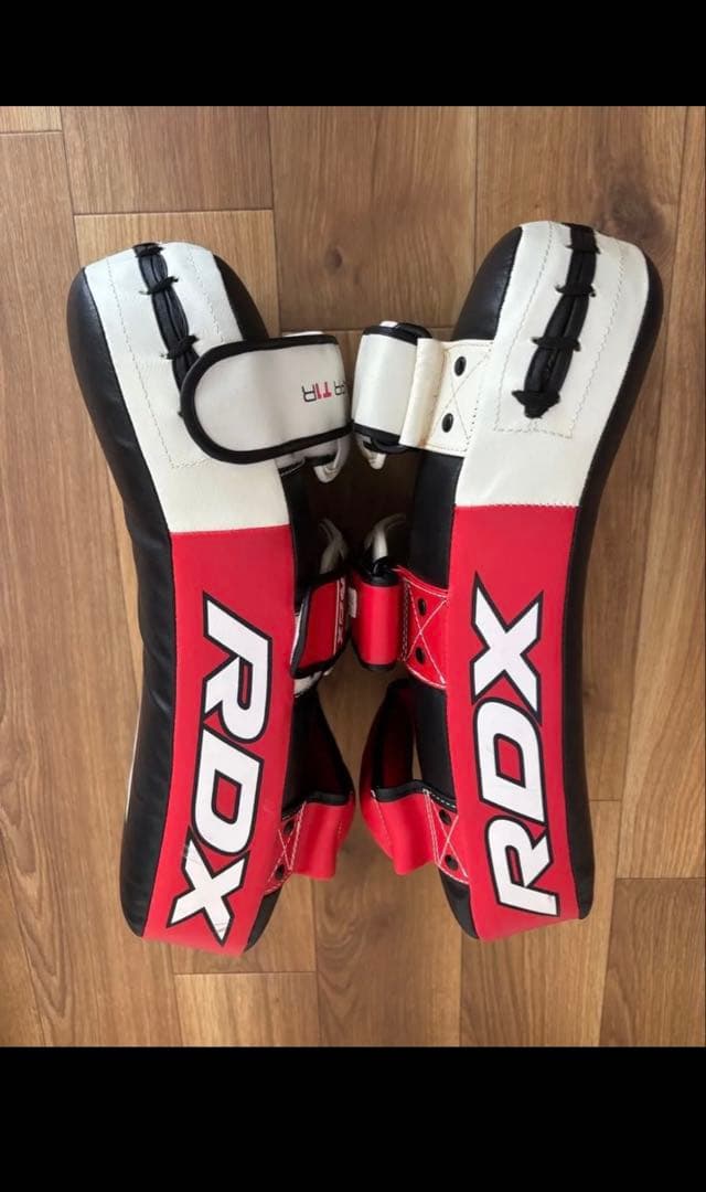 キックミット RDX 2個セット ブラック レッド 格闘技 空手 テコンドー