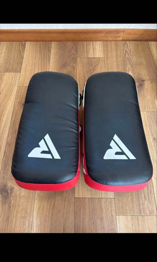 キックミット RDX 2個セット ブラック レッド 格闘技 空手 テコンドー