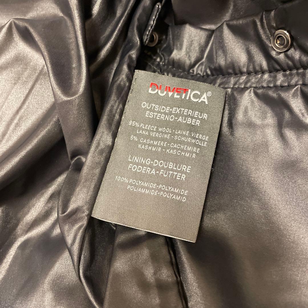 DUVETICA フード付きダウンベスト グレー