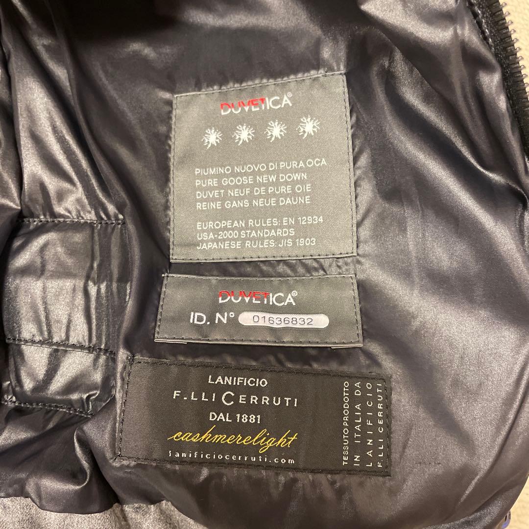 DUVETICA フード付きダウンベスト グレー