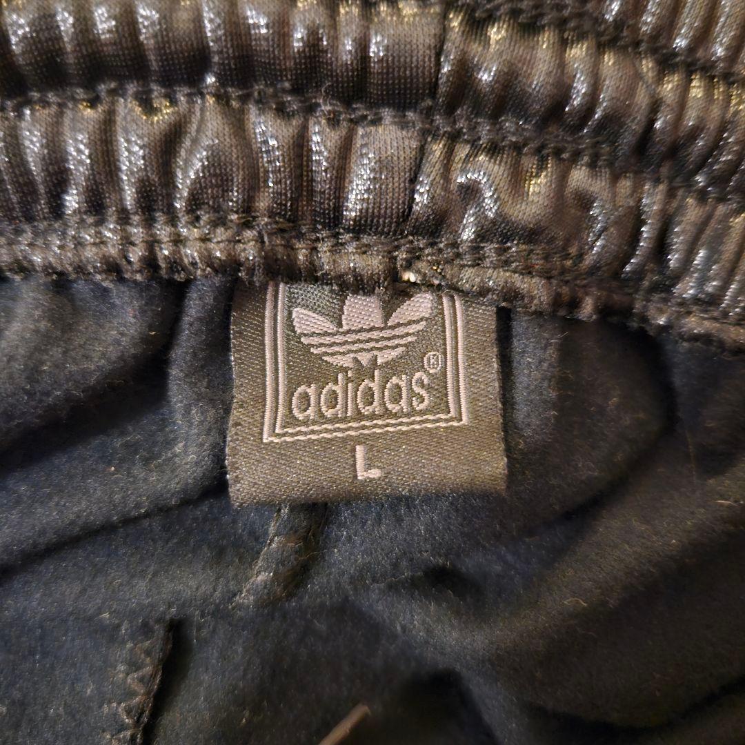 adidas CHILE62 ジャージ 上下セット L ブラック レッド 光沢