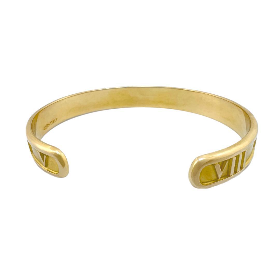 ティファニー　ブレス　アトラス　750　K18　YG　バングル