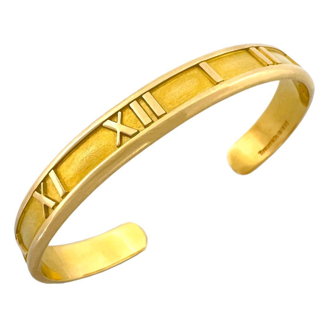 ティファニー　ブレス　アトラス　750　K18　YG　バングル