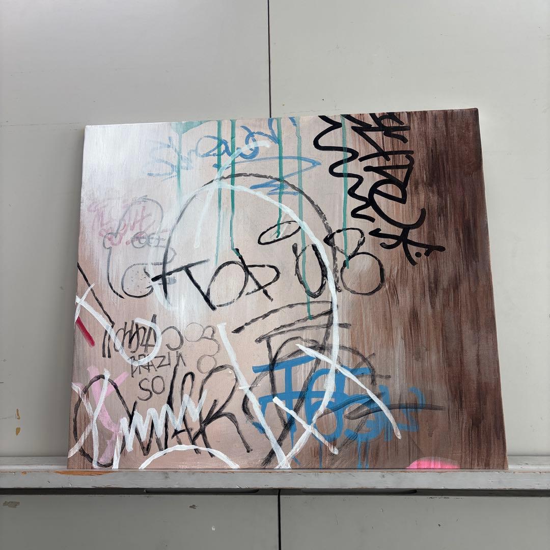 ストリートアート新宿街路地裏 絵画 f10キャンパス グラフィックアート