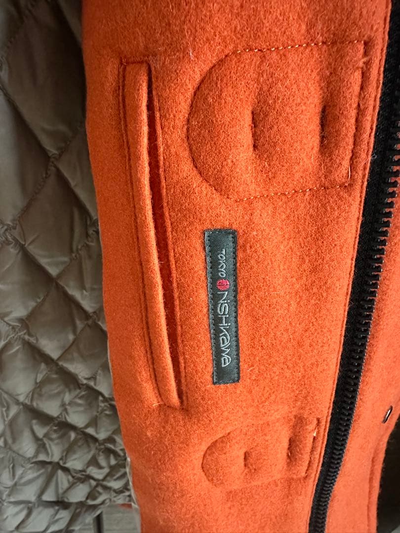 【美品】ナノユニバース×西川ダウン ダッフルコート