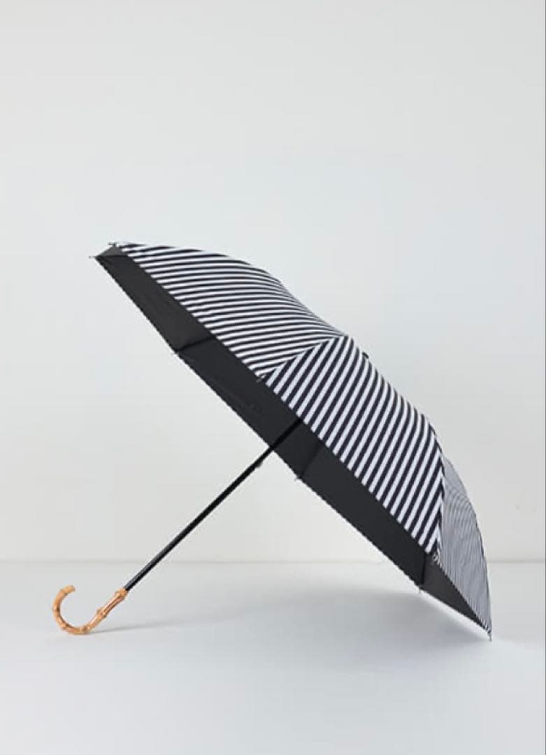 【新品】FORME 25SS ストライプ柄 晴雨兼用折りたたみ傘