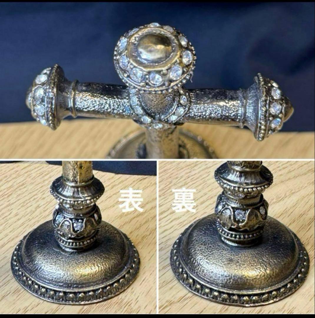 フランス　アンティーク　十字架アクセサリースタンド。長期保存