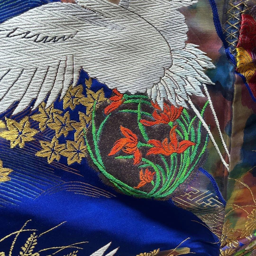 打掛　色打　正絹　西陣織