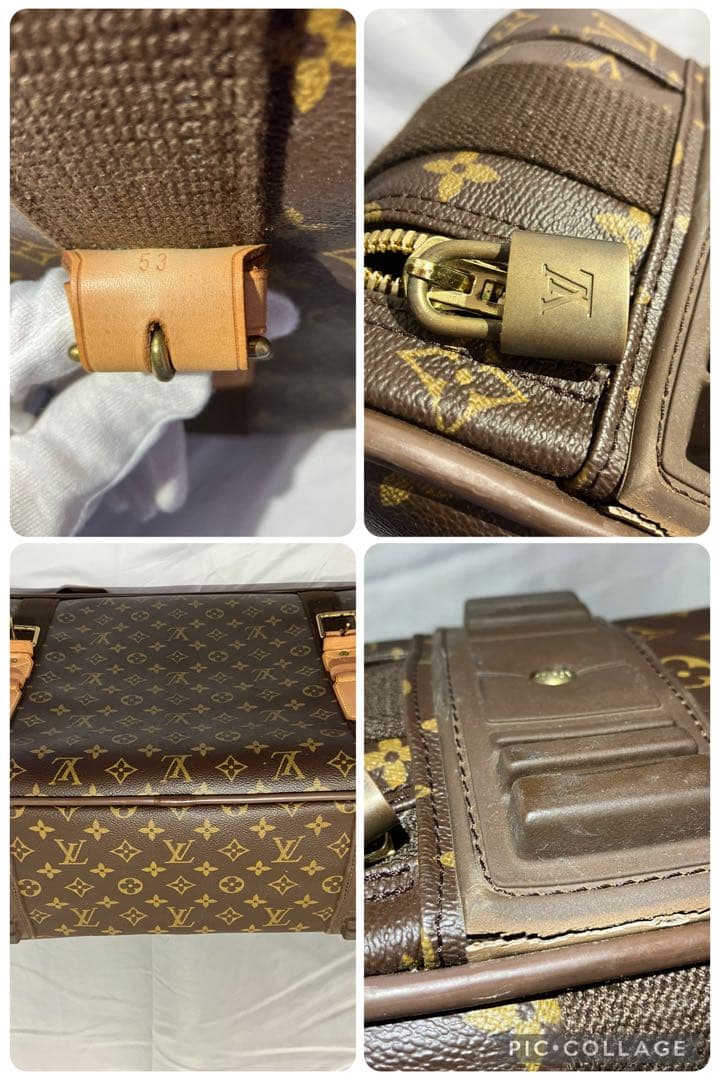 Y921 Louis Vuitton モノグラム サテライト53 トラベルバック