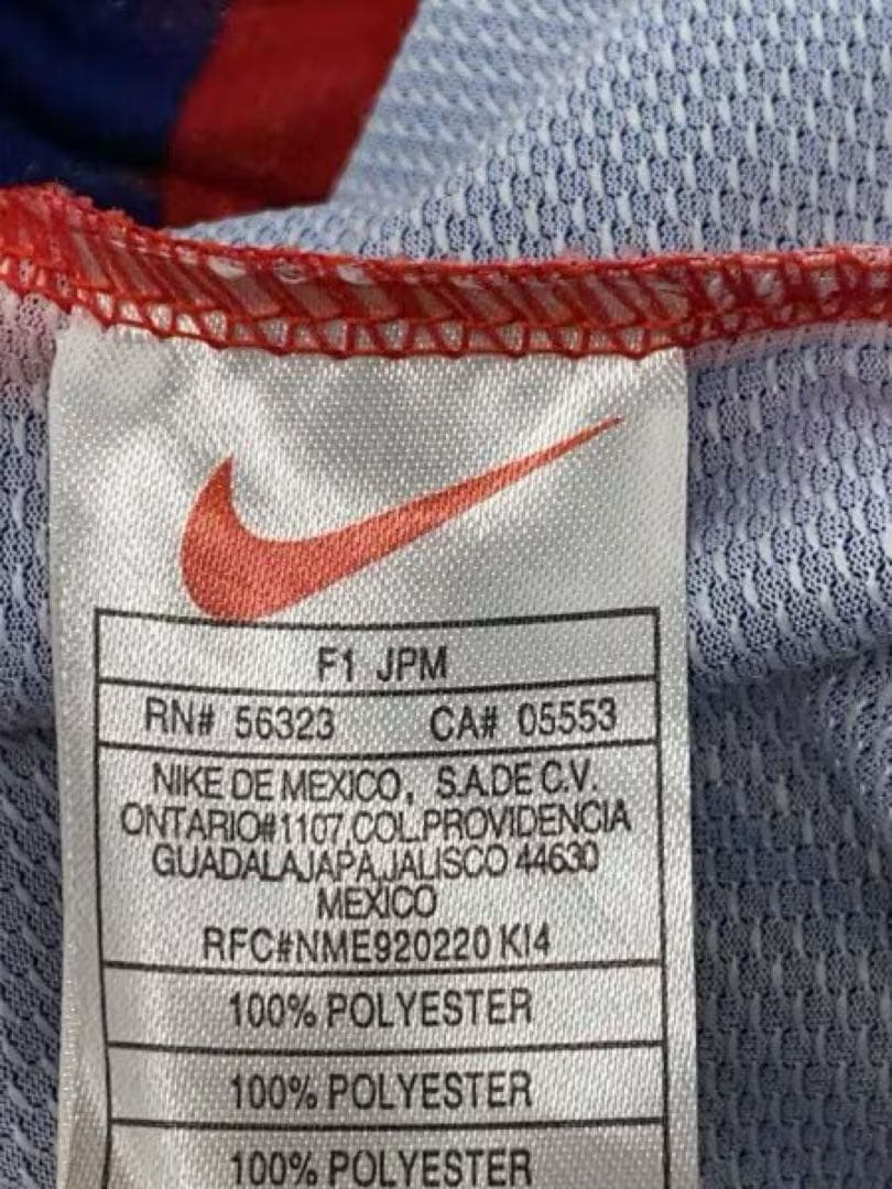 NIKE 10-11 FCバルセロナ イニエスタ 長袖 パッチ付き Mサイズ