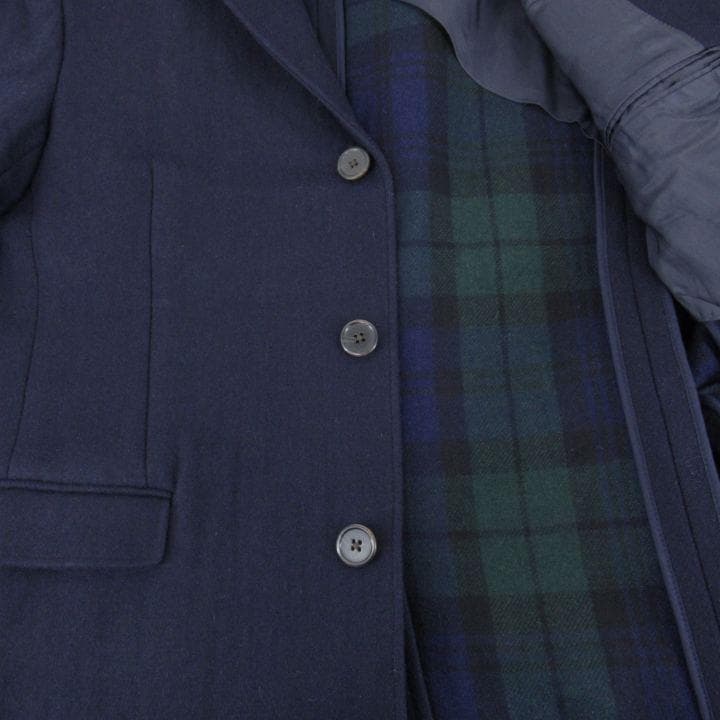 POLO RALPH LAUREN ウール混 チェスターコート 42S ネイビー