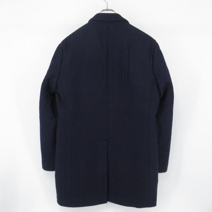 POLO RALPH LAUREN ウール混 チェスターコート 42S ネイビー