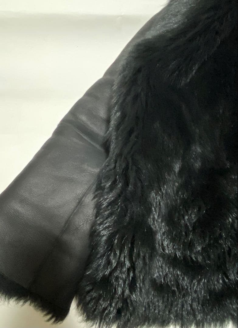 【ドラ公式アカウント】GUCCIリアルファームートンジャケット黒サイズ40