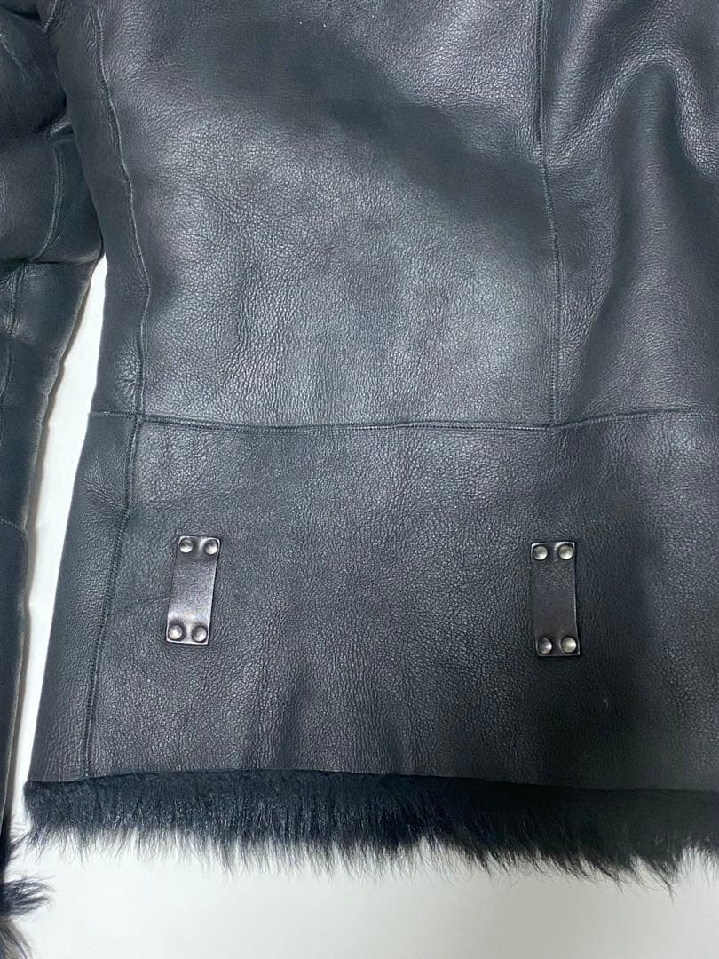 【ドラ公式アカウント】GUCCIリアルファームートンジャケット黒サイズ40