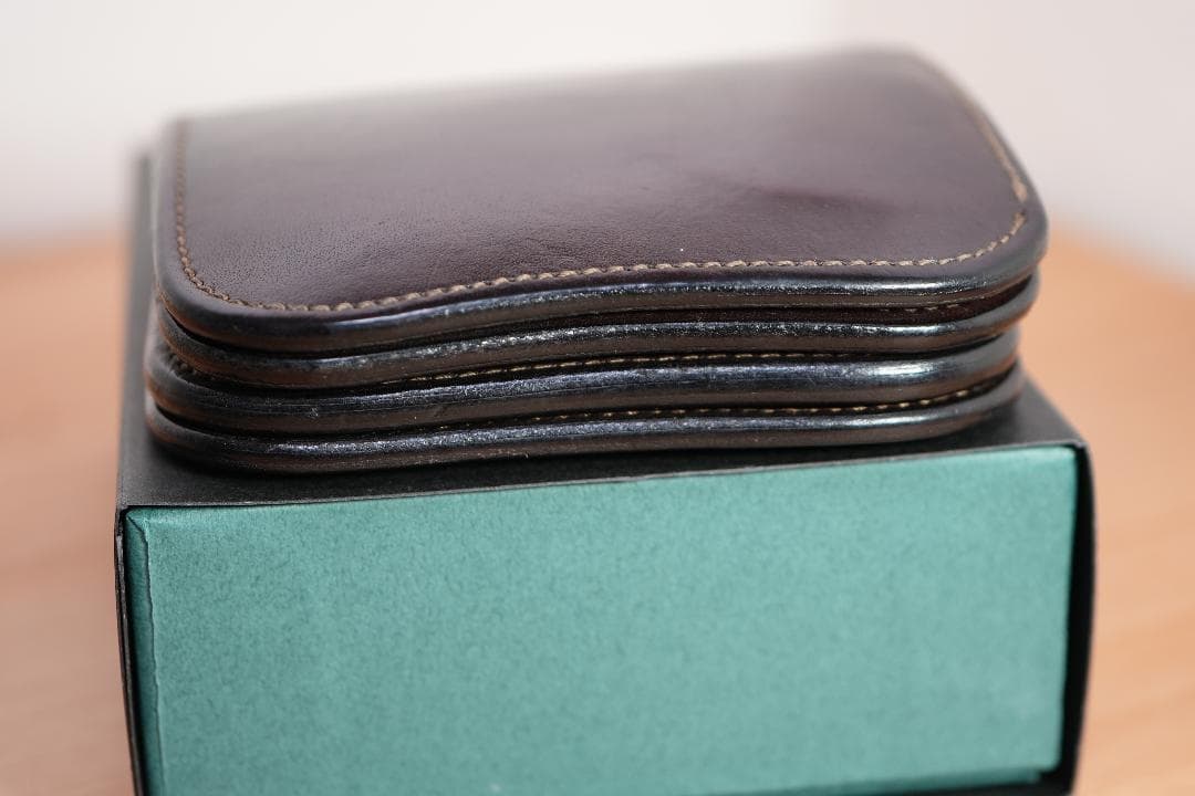 サドルプルアップ　スパンカー1　ラストクロップス　チョコ　二つ折り財布