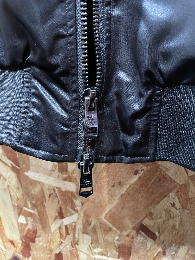 KRSさん専用1piu1uguale3 MA-1 ブラック MA-1