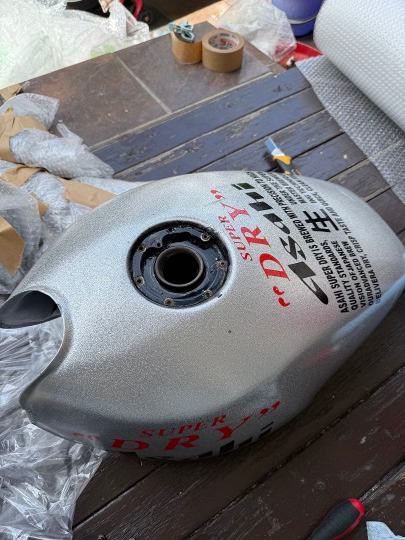 ゼファー400 外装セット asahi super dry カラー